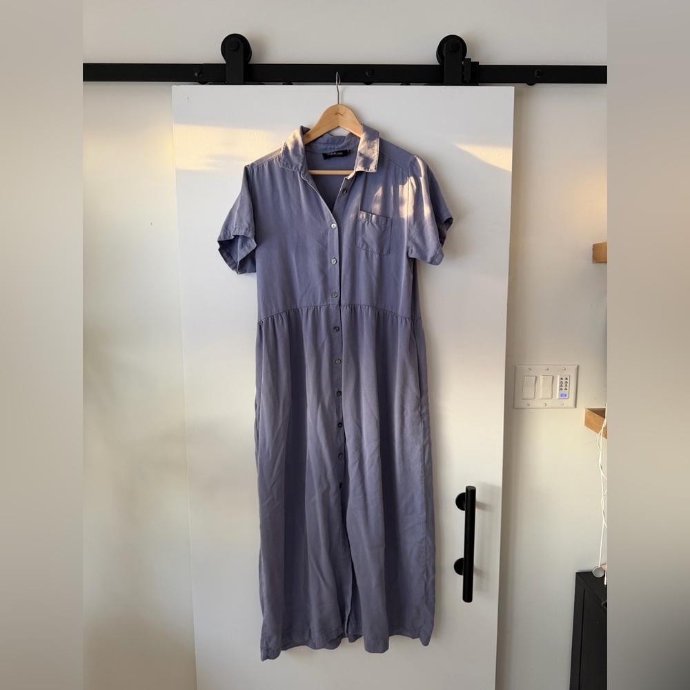 Indi & Cold Button-Down Collar Dress
